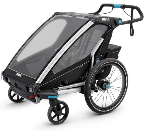 Дитяча коляска Thule Chariot Sport 2 (Black) - Фото 3