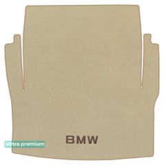 Двухслойные коврики Sotra Premium Beige для BMW 3-series (F30; F80)(седан)(багажник) 2012-2019