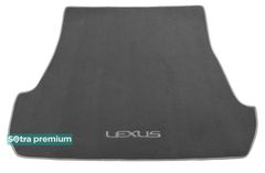 Двошарові килимки Sotra Premium Grey для Lexus LX (mkIII)(J200)(5 місць)(багажник) 2007-2015 - Фото 1