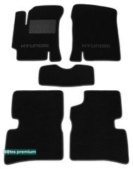 Двошарові килимки Sotra Premium Black для Hyundai Accent (mkIII) 2005-2011