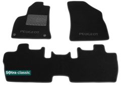 Двухслойные коврики Sotra Classic Black для Peugeot 3008 (mkI) / 5008 (mkI) 2008-2016 - Фото 1