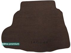 Двошарові килимки Sotra Premium Chocolate для Jaguar XF (mkII)(седан)(без Technology Package)(багажник) 2015→ - Фото 1