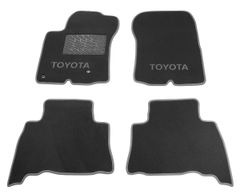 Двошарові килимки Sotra Premium Graphite для Toyota Land Cruiser Prado (J150)(1-2 ряд) 2009-2013