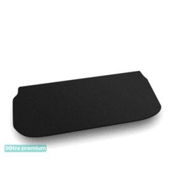 Двухслойные коврики Sotra Premium Black для Infiniti QX60 (mkI)(разложенный 3 ряд)(багажник) 2013-2020