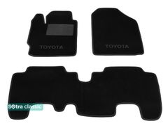 Двухслойные коврики Sotra Classic Black для Toyota Yaris (mkII)(XP90) 2005-2011 / Urban Cruiser (mkI) 2007-2016