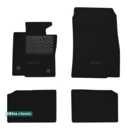 Двошарові килимки Sotra Classic Black для Mini Paceman (mkI)(R61) 2012-2016 - Фото 1
