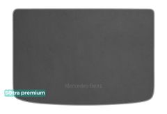Двошарові килимки Sotra Premium Grey для Mercedes-Benz A-Class (W176)(багажник) 2012-2018 - Фото 1