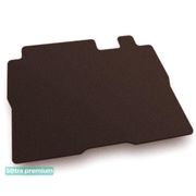 Двошарові килимки Sotra Premium Chocolate для Peugeot Traveller (mkI)(L3)(3 ряд - 1+2)(багажник) 2016→ - Фото 1
