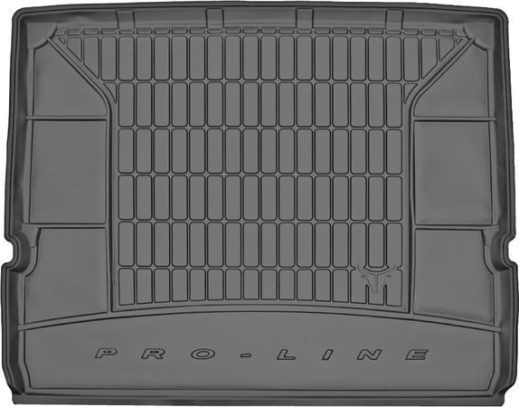 Гумовий килимок у багажник Frogum Pro-Line для Ford S-Max (mkI)(7 місць) 2006-2015 (без дворівневої підлоги)(складений 3й ряд)(багажник) - Фото 1