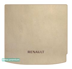 Двошарові килимки Sotra Premium Beige для Renault Arkana (mkI)(верхній рівень)(багажник) 2019→ (EU)
