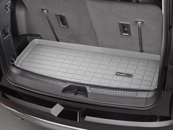 Коврик Weathertech Grey для Cadillac XT6 (mkI)(trunk behind 3 row) 2019→; GMC Acadia (3 rows)(mkII)(not All-Terrain)(trunk behind 3 row) 2017→ - Фото 2