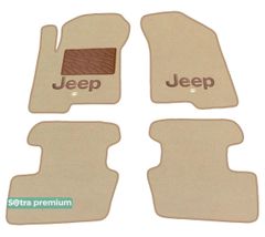 Двошарові килимки Sotra Premium Beige для Jeep Patriot (mkI) 2007-2016
