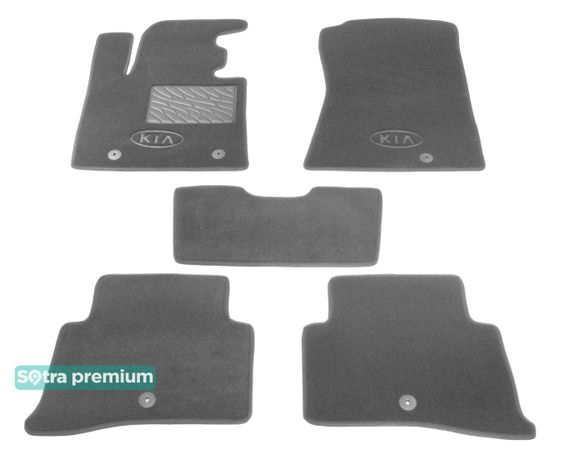 Двошарові килимки Sotra Premium Grey для Kia Sportage (mkIV) 2015-2021 (USA) - Фото 1