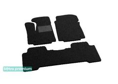 Двошарові килимки Sotra Premium Black для Honda Pilot (mkI)(1-2 ряд) 2003-2008