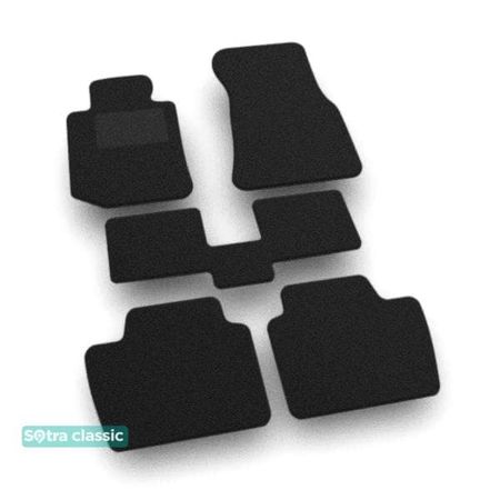 Двошарові килимки Sotra Classic Black для BMW 4-series (G22; G23; G82; G83)(купе і кабріолет) 2020→ - Фото 1