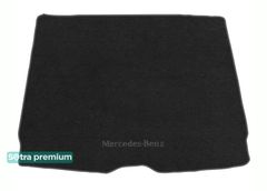 Двошарові килимки Sotra Premium Graphite для Mercedes-Benz GLC-Class (X253)(не гібрид)(без ніші праворуч)(багажник) 2015-2022