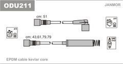 Дроти запалювання Janmor ODU211 для Opel Astra 1.8 (18 E) / Combo 1.4 (C 14 NZ) / Nova 1.6GSi