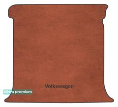 Двошарові килимки Sotra Premium Terracotta для Volkswagen Sharan (mkI)(знятий 3 ряд)(багажник) 1995-2010