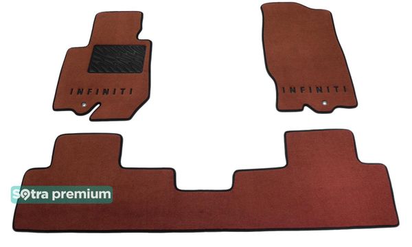 Двошарові килимки Sotra Premium Terracotta для Infiniti FX / QX70 (mkII) 2009-2017 - Фото 1