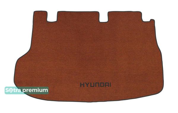 Двошарові килимки Sotra Premium Terracotta для Hyundai H-1 (mkII)(багажник) 2007→ - Фото 1