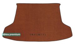 Двошарові килимки Sotra Premium Terracotta для Infiniti QX50 (mkII)(багажник) 2017→ / QX55 (mkI)(багажник) 2021→