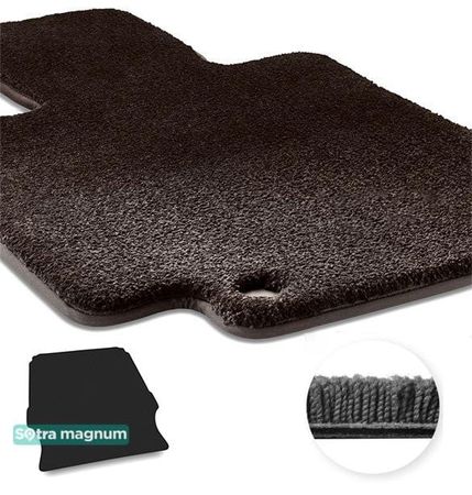 Двошарові килимки Sotra Magnum Black для BMW 3-series (E92)(купе)(багажник) 2006-2011 - Фото 1