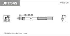 Дроти запалювання Janmor JPE345 для Mazda 323 1.3 16V (B3 / B3 ME) / 1.4 16V (B3 ME) / 1.4