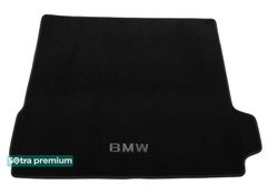 Двухслойные коврики Sotra Premium Black для BMW X5 (E70)(багажник) 2008-2013 