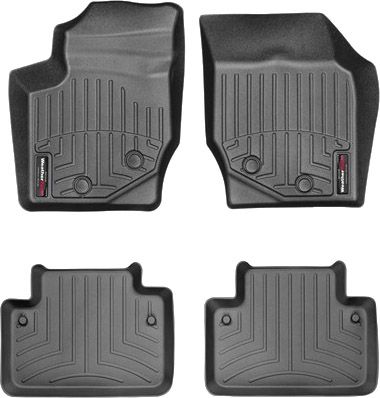 Коврики Weathertech Black для Volvo XC90 (mkI)(1-2 row) 2002-2014 - Фото 1