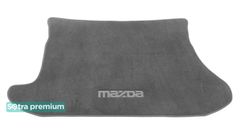 Двухслойные коврики Sotra Premium Grey для Mazda 323F (mkVI)(BG)(багажник) 1989-1994