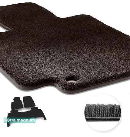 Двошарові килимки Sotra Magnum Black для Lexus LX (mkIII)(J200)(1-2 ряд) 2012-2016 - Фото 1