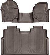 Коврики WeatherTech Choco для Ford F-150 (mkXIII)(double cab)(1 row - 1pc.)(1 row bench seats) 2015-2020 - Фото 1