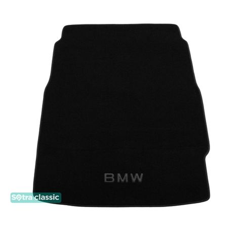 Двошарові килимки Sotra Classic Black для BMW 5-series (F10)(седан)(багажник) 2010-2013 - Фото 1