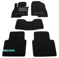 Двошарові килимки Sotra Classic Black для Mazda 6 (mkIII)(седан) 2012→