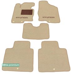 Двошарові килимки Sotra Premium Beige для Hyundai Grandeur (mkV) 2011-2017