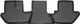 Коврики WeatherTech Black для Cadillac Escalade ESV (mkII); Chevrolet Suburban (mkIX); GMC Yukon XL (mkIX)(2 row bench seats)(3 row) 2000-2006