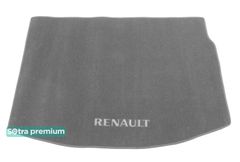 Двошарові килимки Sotra Premium Grey для Renault Megane (mkIII)(хетчбек)(багажник) 2008-2016