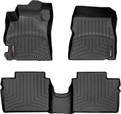 Коврики Weathertech Black для Nissan Note (E12) / Sunny (N17)(trunk lever on driver floor side)(small centre console) 2012-2020