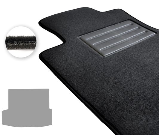 Двошарові килимки Optimal для Honda Civic (mkIX)(універсал)(багажник) 2014-2017 - Фото 1