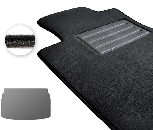 Двошарові килимки Optimal для Volkswagen T-Cross (mkI)(нижній рівень)(багажник) 2019→ - Фото 1