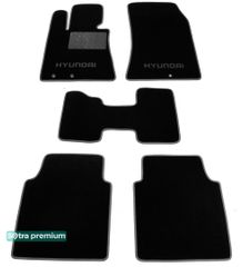 Двошарові килимки Sotra Premium Black для Hyundai Equus (mkII) 2009-2012