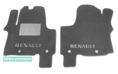 Двошарові килимки Sotra Premium Grey для Renault Trafic (mkIII)(1 ряд) 2014→