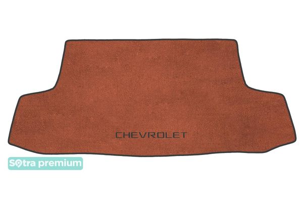 Двошарові килимки Sotra Premium Terracotta для Chevrolet Aveo (mkI)(седан)(багажник) 2008-2011 - Фото 1