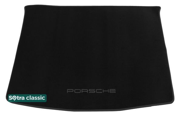Двошарові килимки Sotra Classic Black для Porsche Cayenne (mkI)(багажник) 2002-2010 - Фото 1