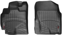 Коврики Weathertech Black для Toyota Corolla (US)(E140) / Matrix (mkII); Pontiac Vibe (mkII)(2WD)(with heating vens under front seats)(1 row) 2009-2014 automatic - Фото 1