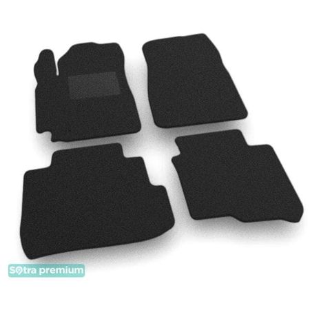Двошарові килимки Sotra Premium Black для Geely GC5 (mkI) 2011-2015 - Фото 1