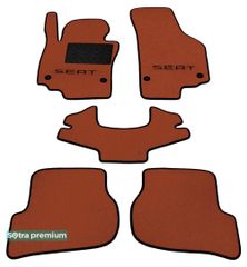 Двошарові килимки Sotra Premium Terracotta для Seat Leon (mkII) 2005-2012