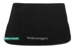 Двухслойные коврики Sotra Classic Black для Volkswagen Tiguan (mkI)(багажник) 2007-2015