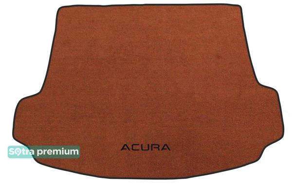 Двухслойные коврики Sotra Premium Terracotta для Acura MDX (mkII)(багажник) 2007-2013 - Фото 1