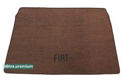 Двухслойные коврики Sotra Premium Chocolate для Fiat Doblo (mkII)(L1)(багажник) 2010-2022
